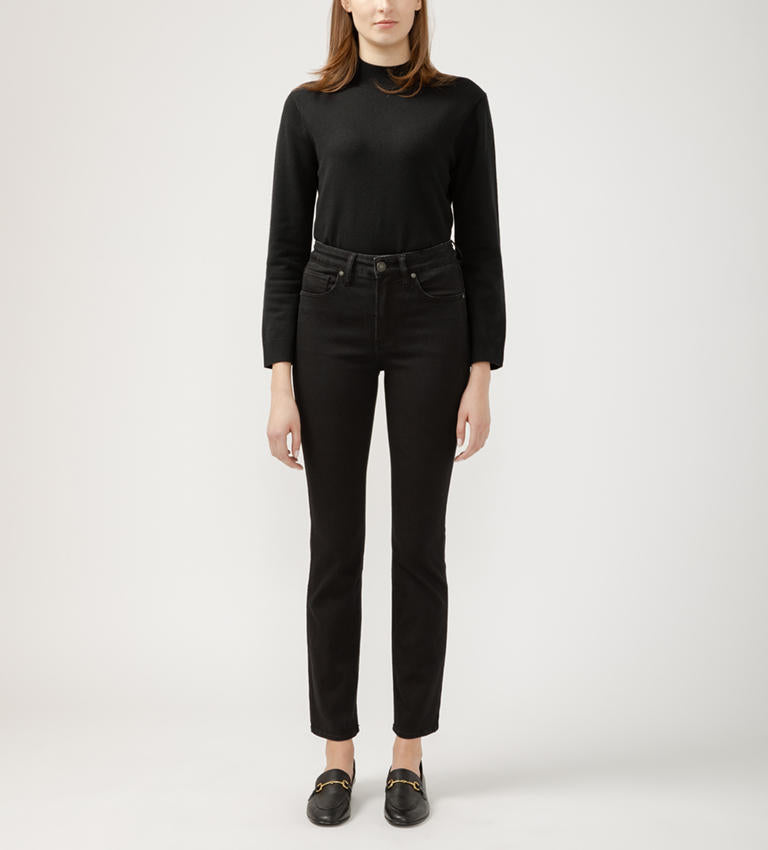 SILVER JEANS AVERY STRAIGHT LEG HIGH RISE JEAN